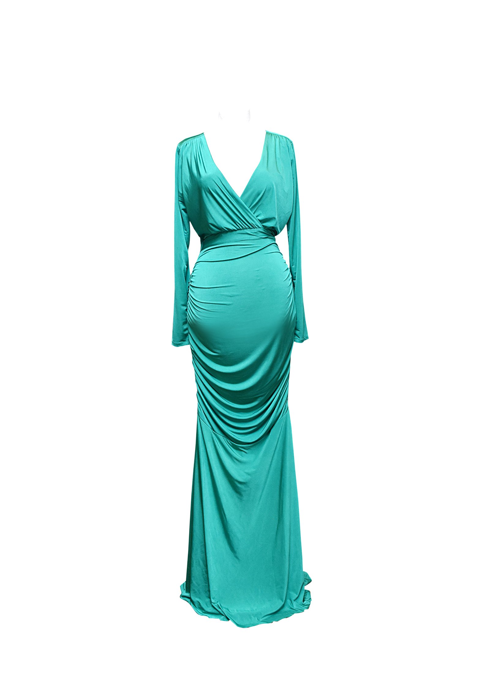 Emerald Flow Gown 2